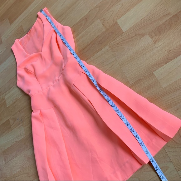 GUESS Neon Orange Cocktail Prom Dress Women’s Size 4 - Picture 5 of 8